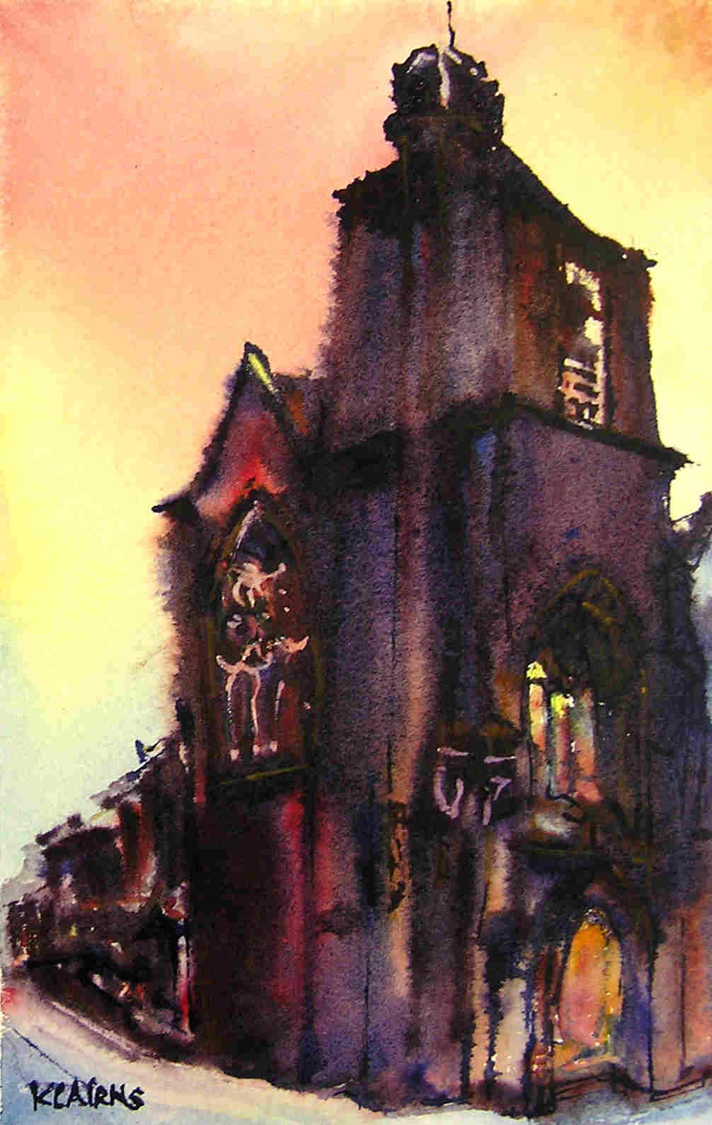 'Queen Cross Church Monumental Mackintosh' by artist Karen Cairns